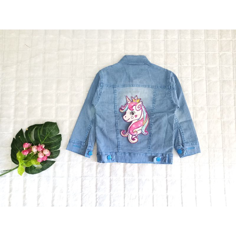 JAKET JEANS ANAK / JAKET LED (NYALA)