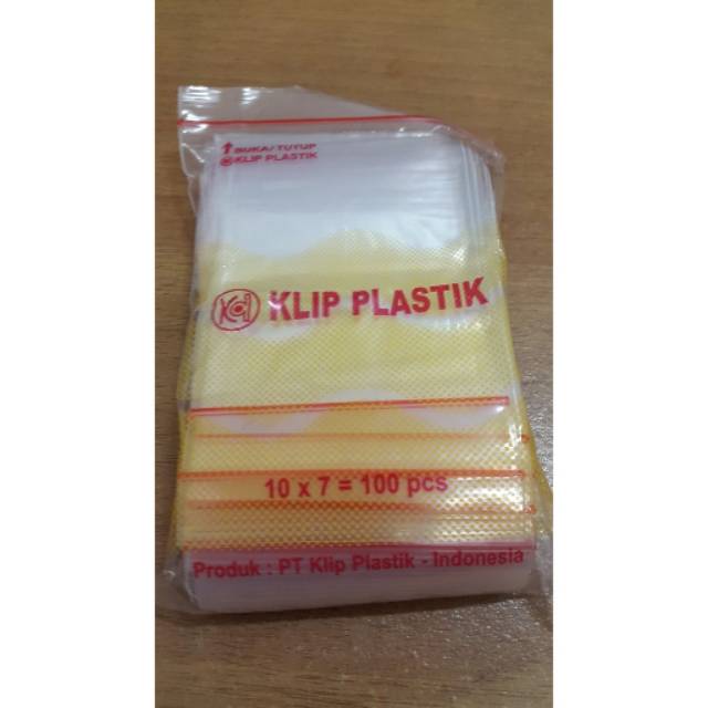 

Plastik Klip 10x7 atau 7x10 kecil sedang