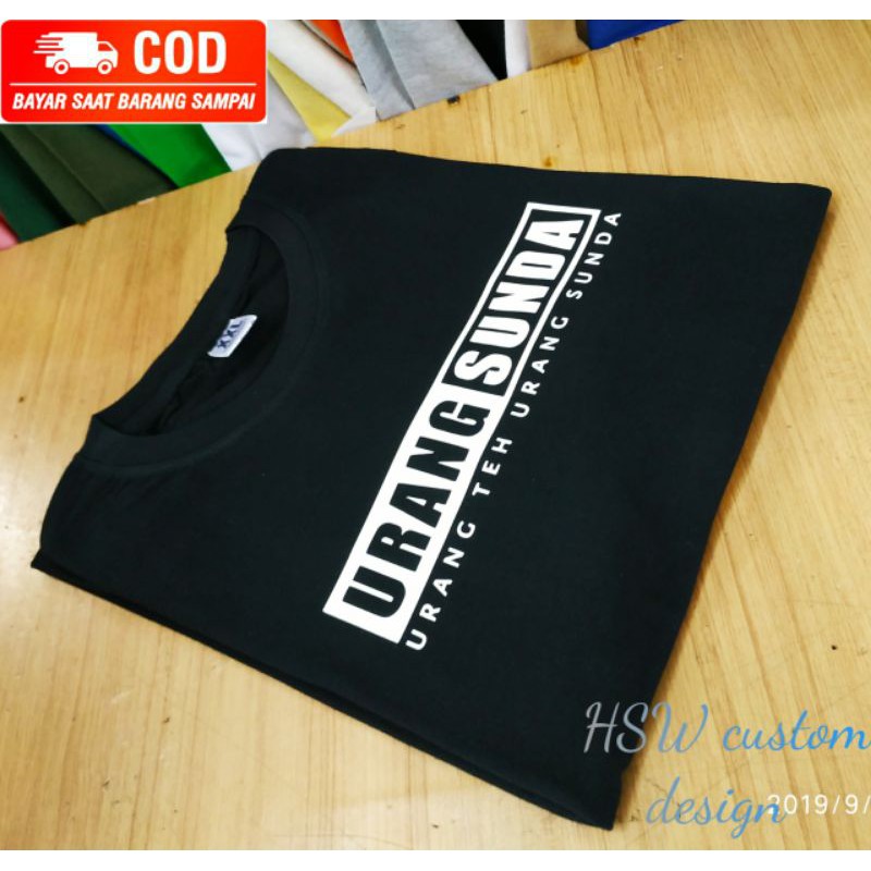 Kaos tshirt ​/​​ kaos​ distro ​ ​​/​​ fashion ​​/​​​ pria ​​/​​ wanita ​/​ Kaos orang Sunda
