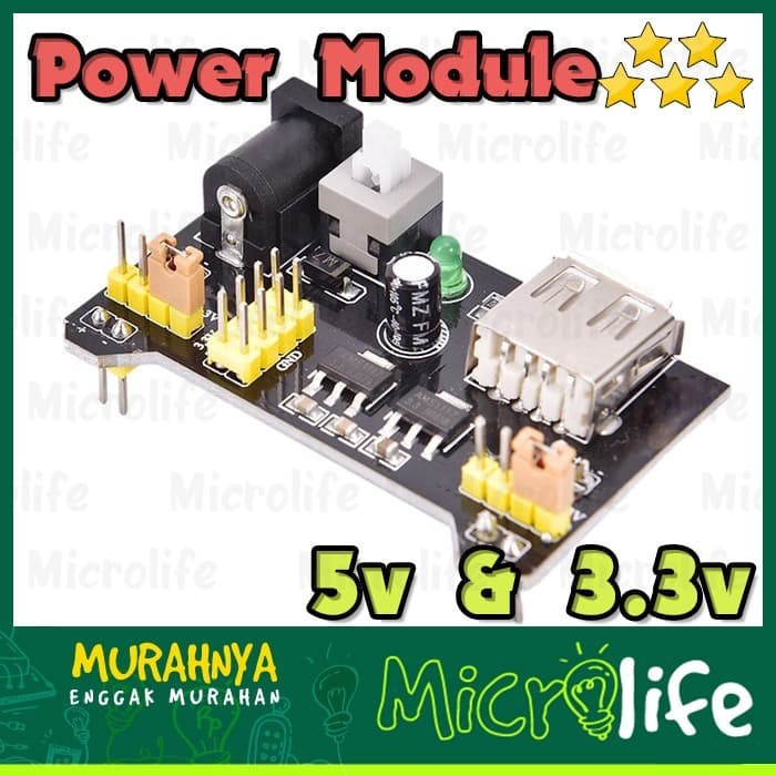 Breadboard 5v - 3.3v Power Module MB-102