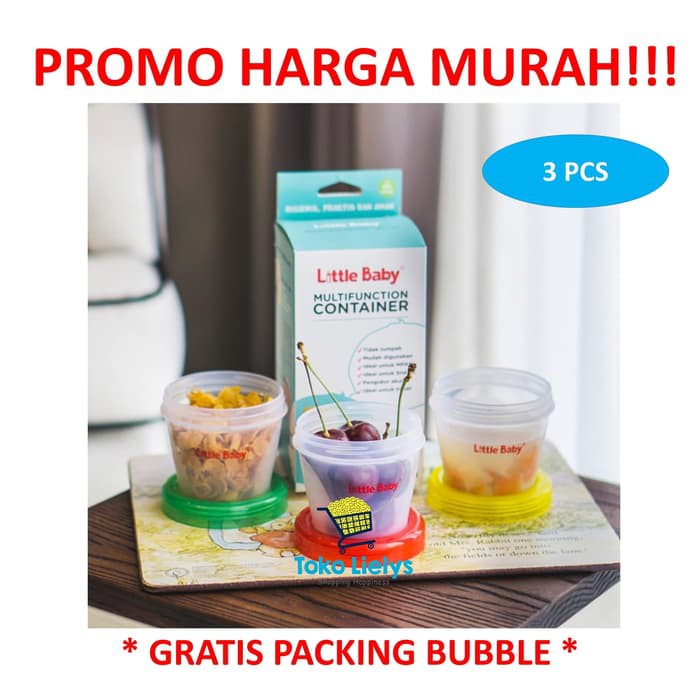 LITTLE BABY MULTIFUNCTION CONTAINER WADAH MPASI 160ML-BELLA SHOP