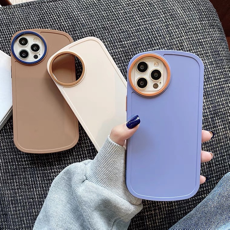 [TPC] Circular Lens Protector Oval Case Casing IPHONE X XS MAX XR 11 12 13 MINI PRO MAX IP017