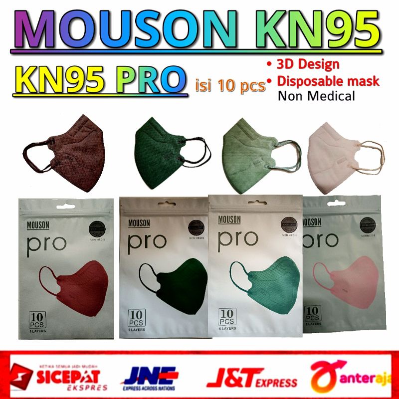 Mouson KN95 PRO isi 10 pcs Korea Mask