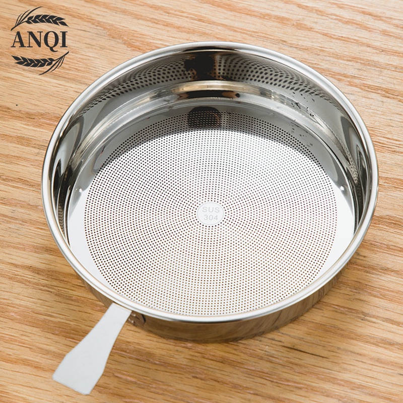 ANQI 1888 Oil Pot Wadah Saringan Minyak Stainless Steel 1.2L / Gelas Saringan Minyak / Tempat Saringan Minyak