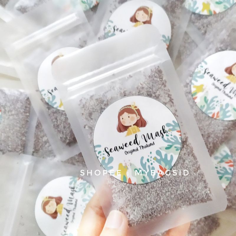 ☘️Organic face mask ☘️ masker seaweed clay mask pearl clay masker viral tiktok termurah ori