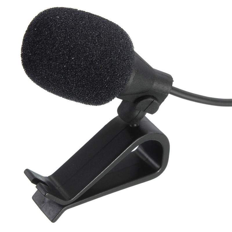 Mini Stereo Microphone 3.5mm - Black