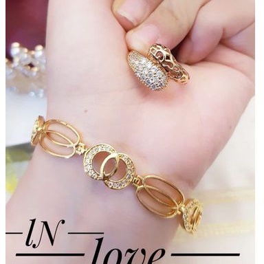 Xuping set gelang cincin R52