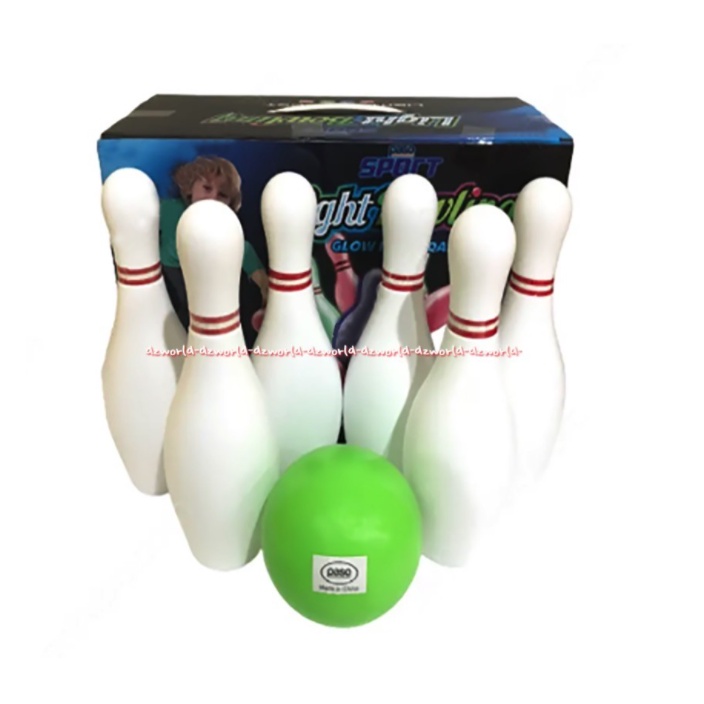 Paso Bowling Game Mainan Bowling Untuk Anak Glow In The Dark Bisa Pin Bisa Menyala Saat Gelap Passo Paso Sport Bow Ling