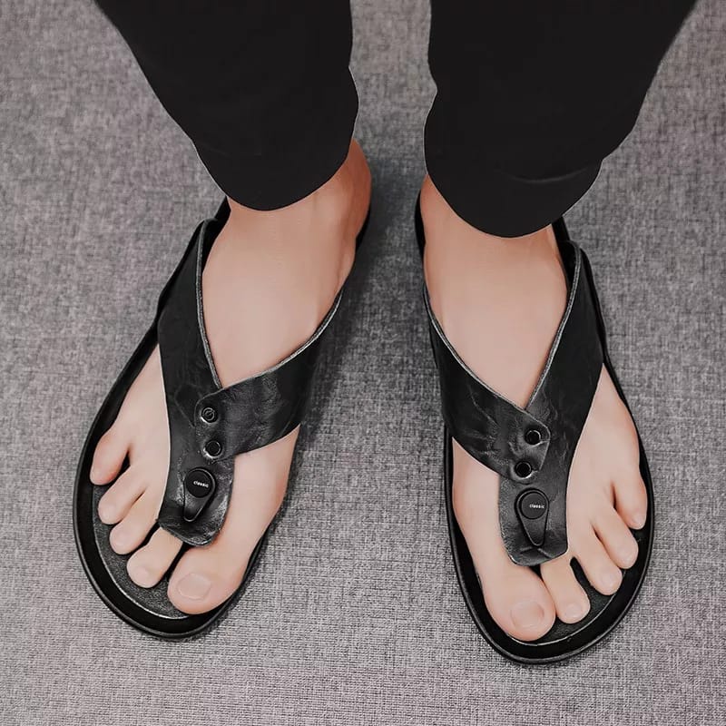 Sandal Pria Kulit Joymen DS 18 Original Pria Jepit lokal