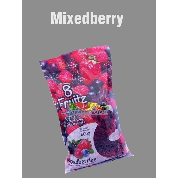 

8Fruitz IQF MixedBerries 500 gram