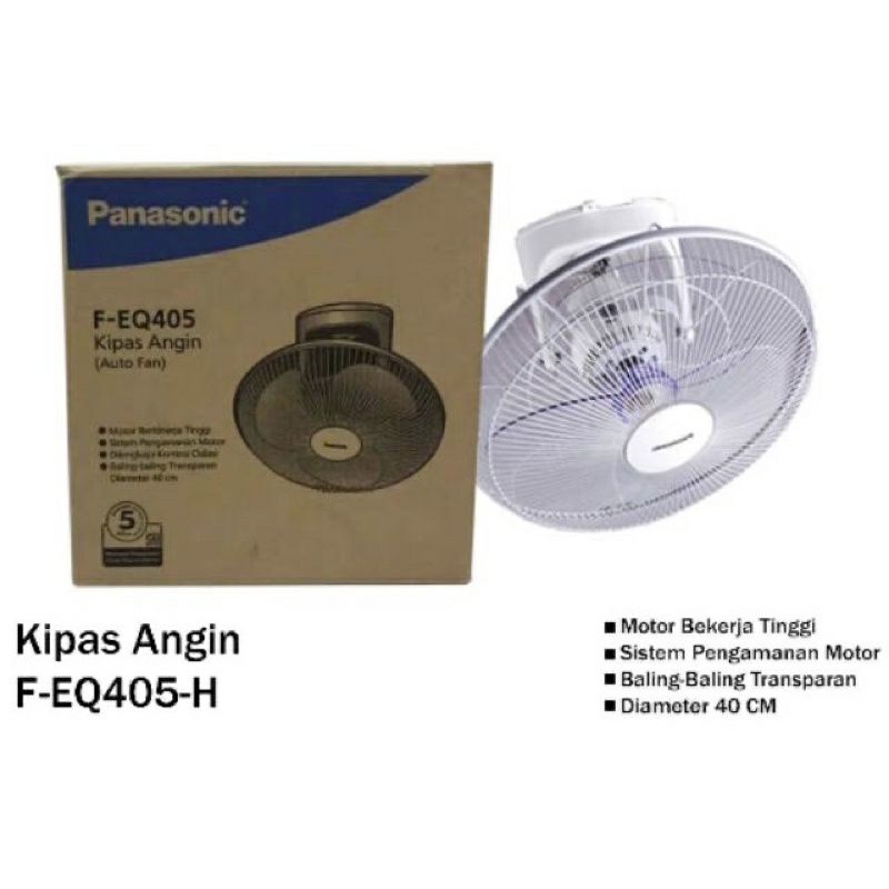 Auto Fan Panasonic FEQ-405 Kipas Langit Panasonic EQ405 16inch Kipas Orbit / Kipas Plafon