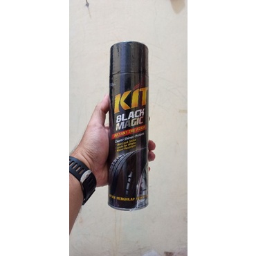 Kit Black magic 450ml / penggilap ban mobil/motor / foam penggilap ban