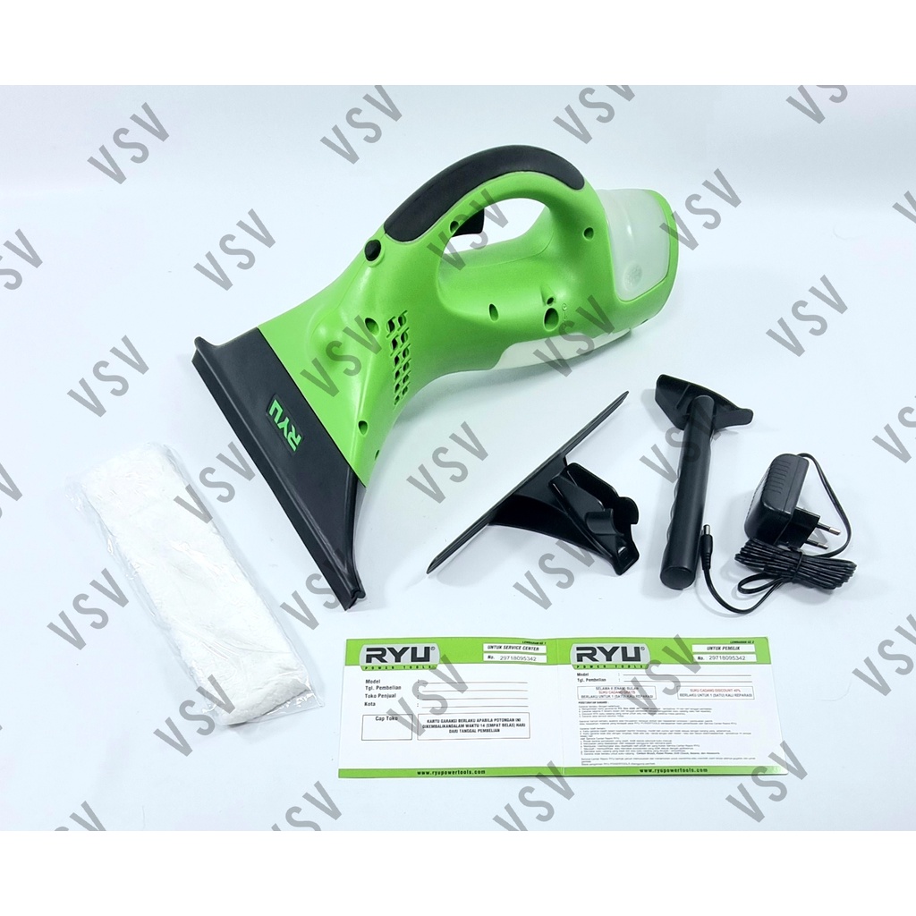 RYU RCW3.6 Cordless Window Cleaner Pembersih Jendela Cordless