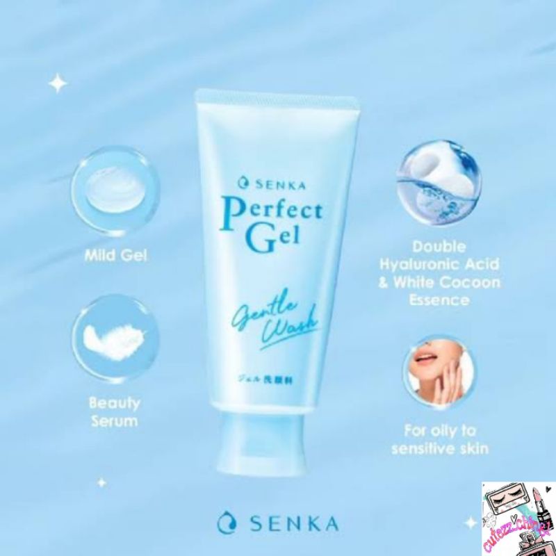 ☃️Cutezz_Ching1☃️Senka Perfect Gel Gentle Wash 100ml