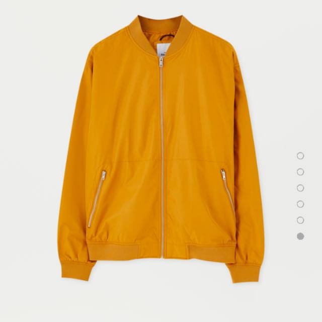 ORIGINAL with TAG Pull And Bear Lightweight Bomber Jacket Yellow