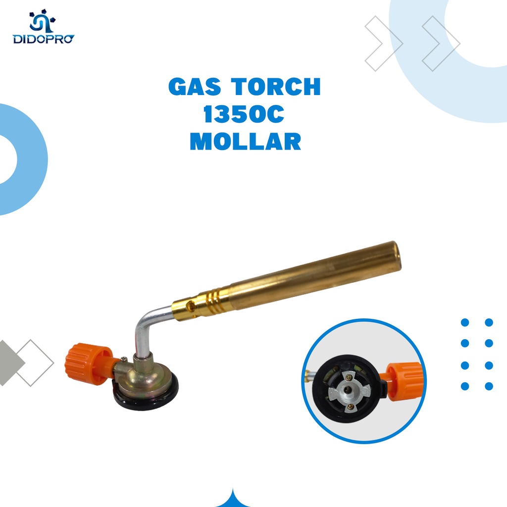 Kepala Gas Torch Pemantik Api Alat Las Kuningan MOLLAR T7001D