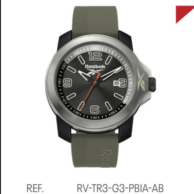 Jam Tangan Pria Reebok RV-TR3-G3-PBIA-AB Black Grey Original