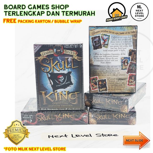 Skull King Board Games Card Game English - READY STOCK