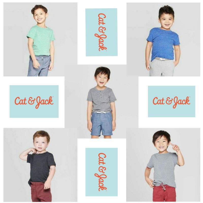 TERMURAH KAOS ANAK LAKI LAKI POLOS ORIGINAL CAT AND JACK
