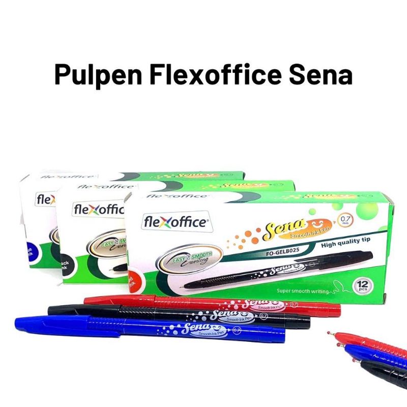 

Pulpen Sena Flexoffice 12pcs