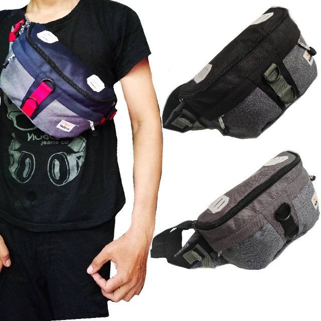 Tas waist bag distro welbrus - selempang waistbag outdoor crossbody