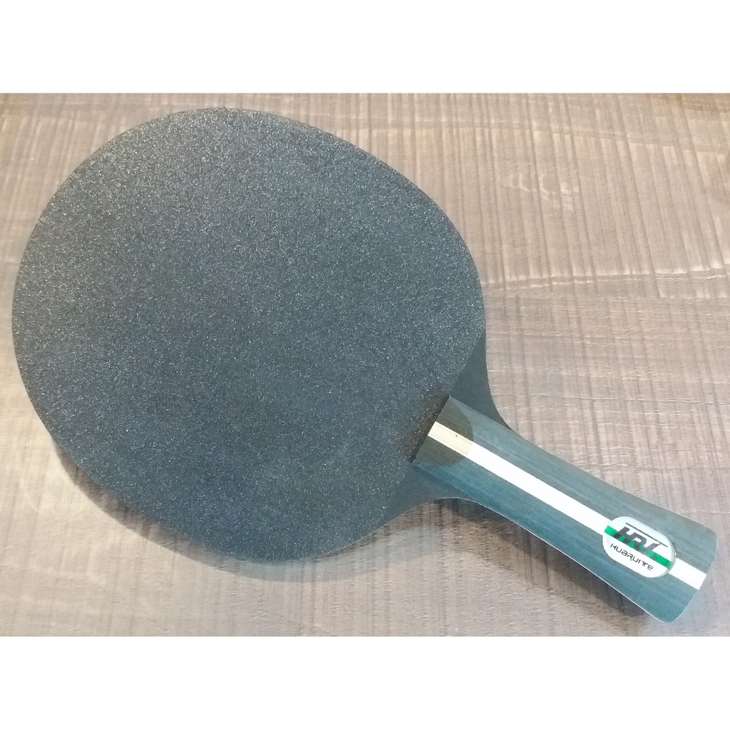 HRT Black Crystal Carbon FL - Blade/Kayu Pingpong Tenis Meja Bat Bet