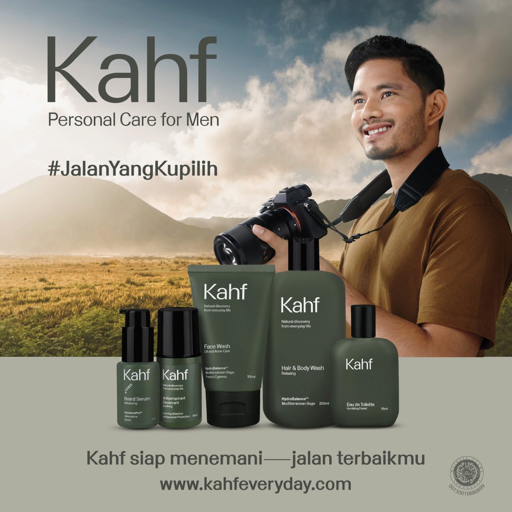 KAHF Body Wash Sabun Mandi Pria sabun acne sabun cair pria 200ml