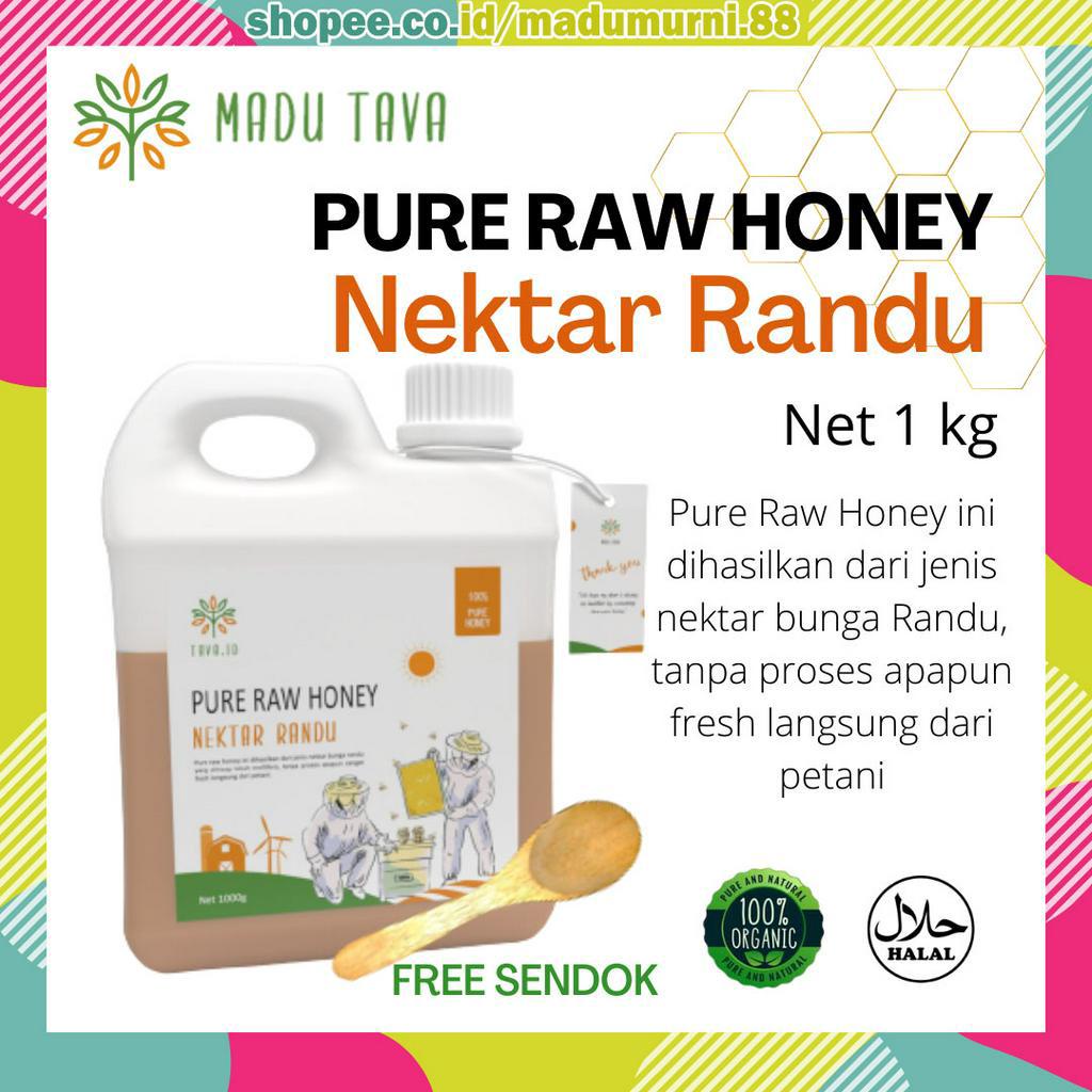 

Madu Murni Tava Nektar Randu 1kg 100% Asli Alami Pure Natural Organik Raw Honey Minuman Kesehatan