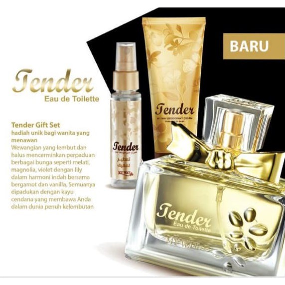 Tender Set MY WAY (Edt for Women + Hair Mist + Deodorant Cream) Parfum Spray Rambut Deodoran
