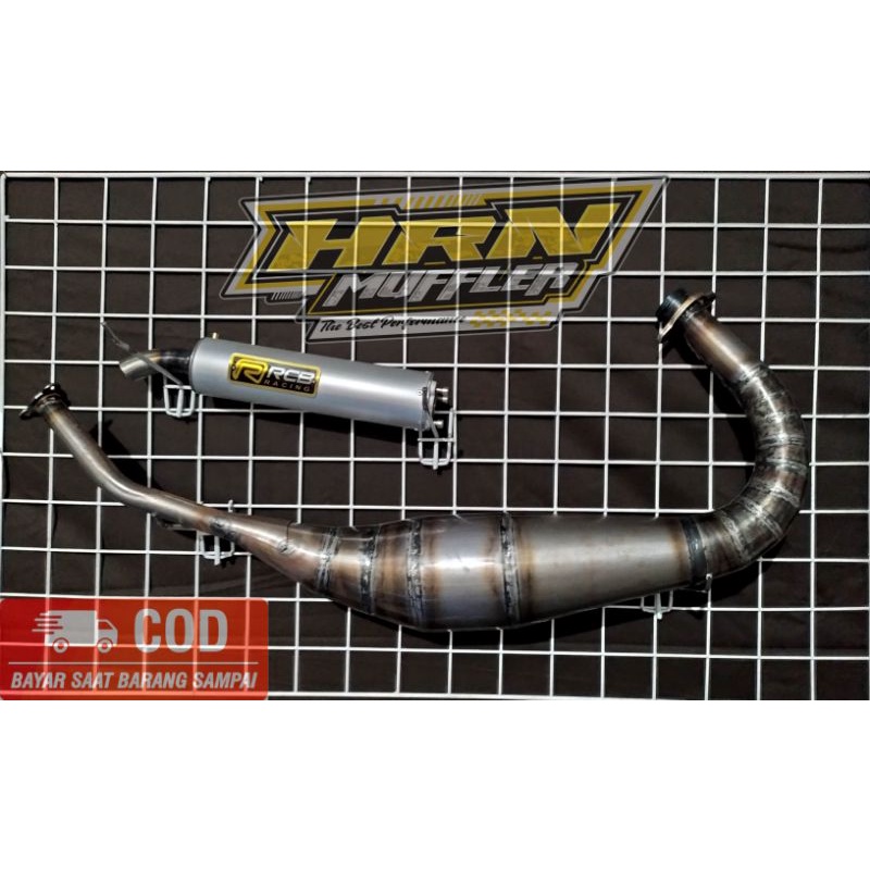 Ready Knalpot Rx King RCB Kolong Repsol Type Road Race Plat Karat PNP Rx King , Rx Special