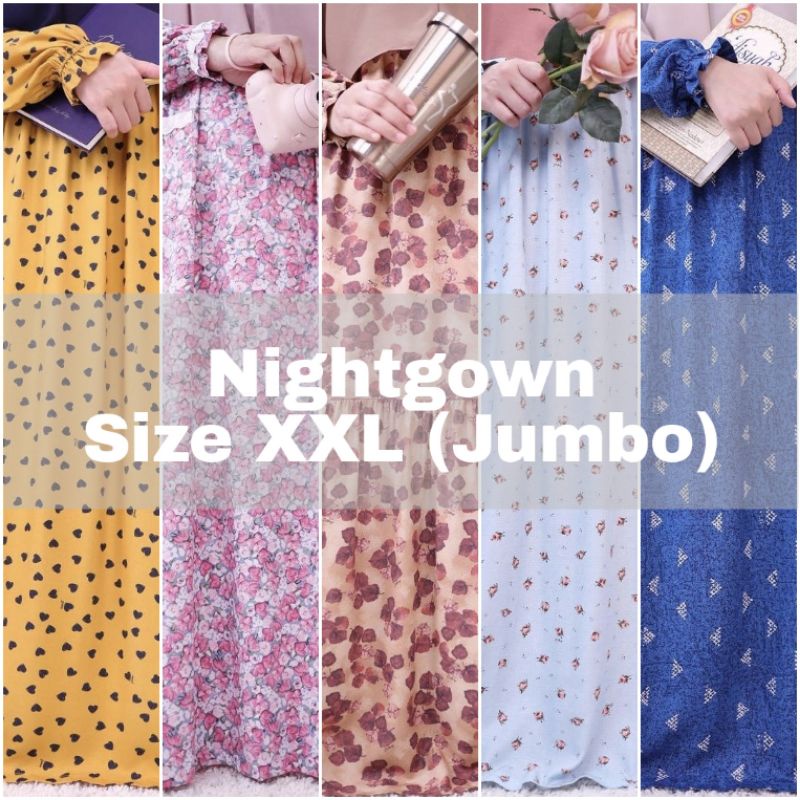 Ditsy XXL Jumbo November 2021 Nightgown Heart Mustard Autumn Caramel Rillyn Blue Kant Reyna