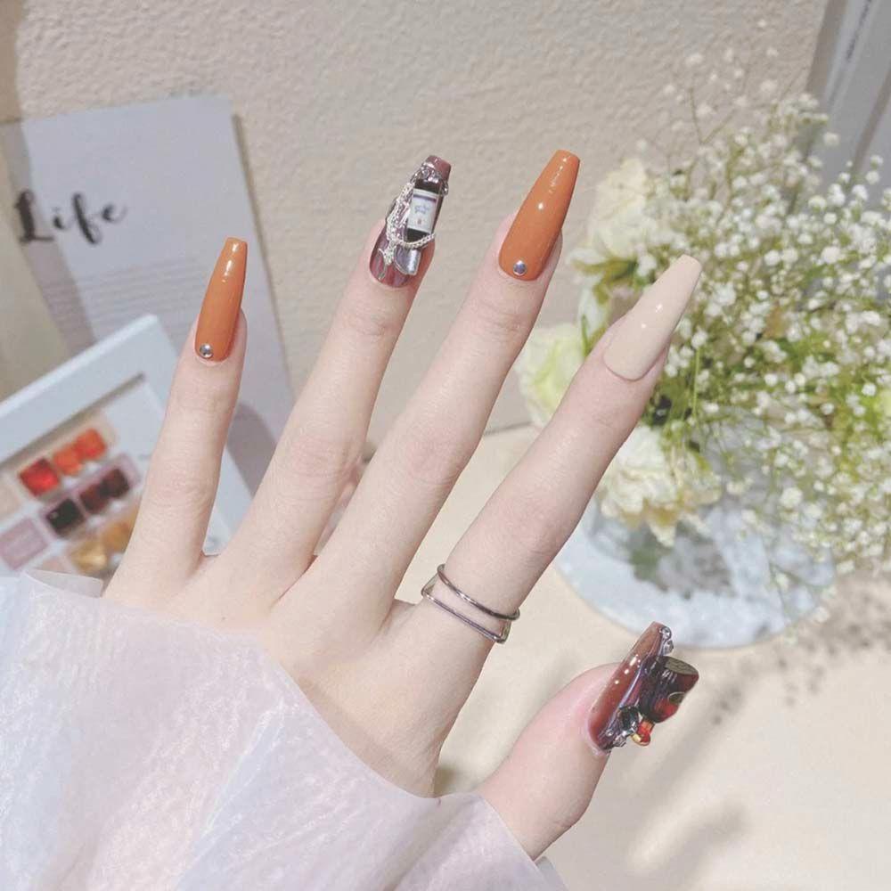 Mxbeauty Ornamen Botol Wine Red 3D Mini Dekorasi Nail Art / Manicure DIY