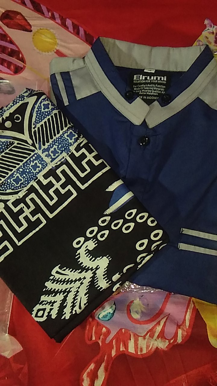 (bisa Cod) Sarung Batik Anak Junior Sarung Cap Batik Bawahan Muslim Anak