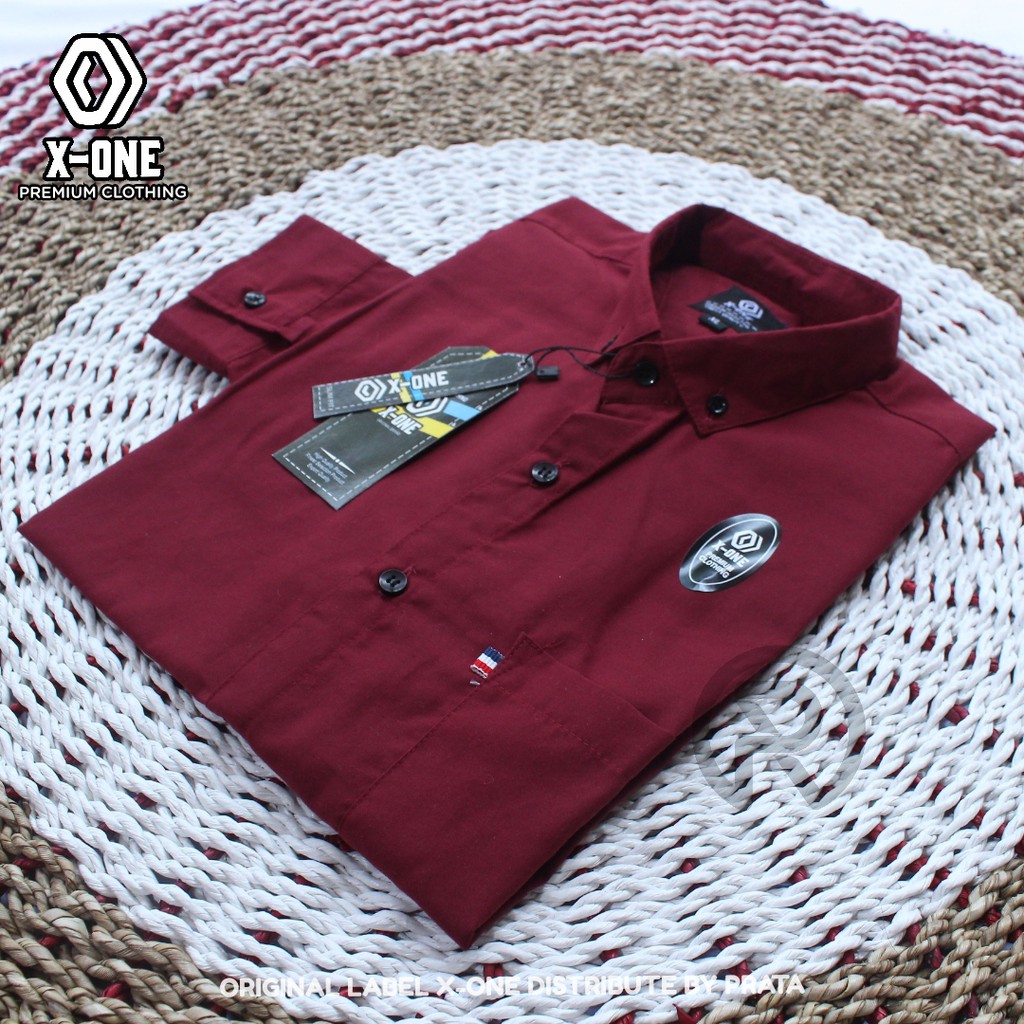 Kemeja Polos Pria Lengan Panjang Kemeja Pria Casual Distro Premium Quality Bukan Eighty Eight