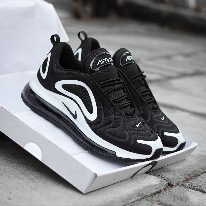 Jual Nike airmax 720 black white 