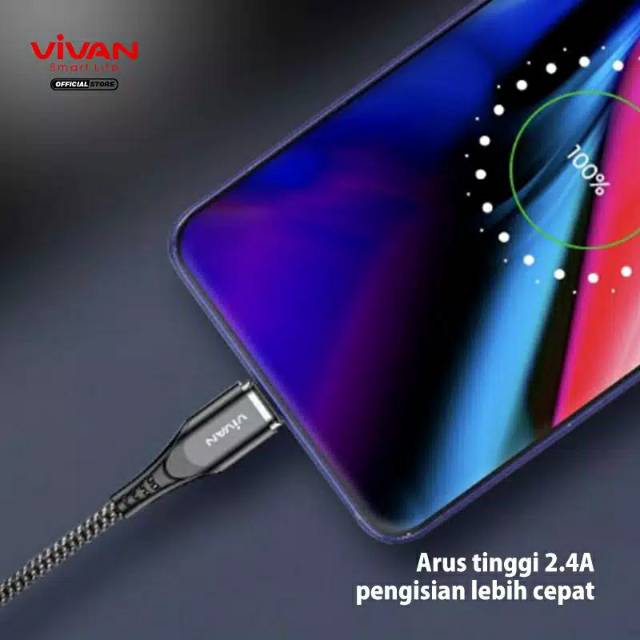 Vivan MGL100 Magnetic Charging Lightning Cable