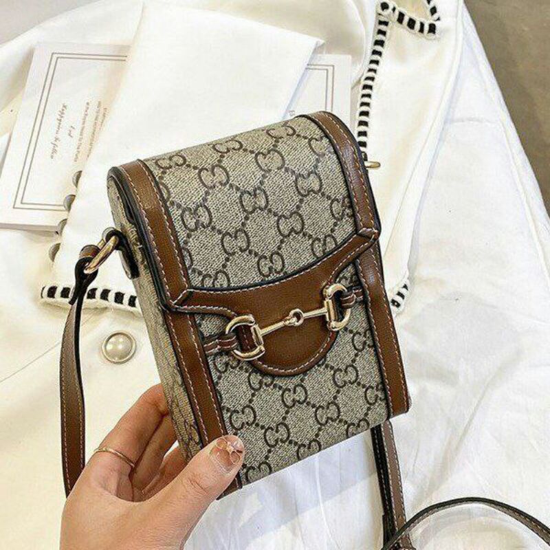 SZZ7740 Tas Selempang Wanita Fashion Import GG Phone Sling Bag Ready Jakarta Bisa COD (With Box)