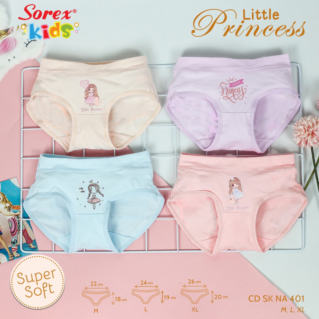 CD Sorex Celana Dalam Anak Perempuan NA Sorex Kids CD Anak Perempuan Super Soft