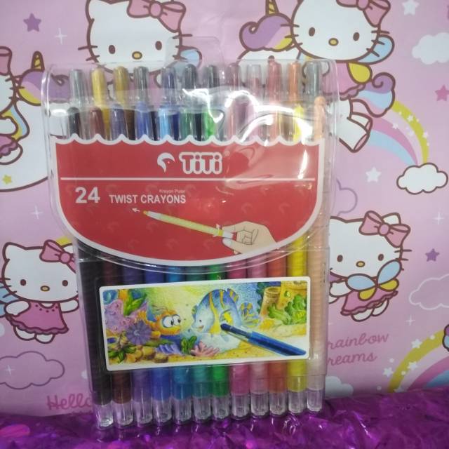 

Twist crayon/ crayon putar titi 24 colours