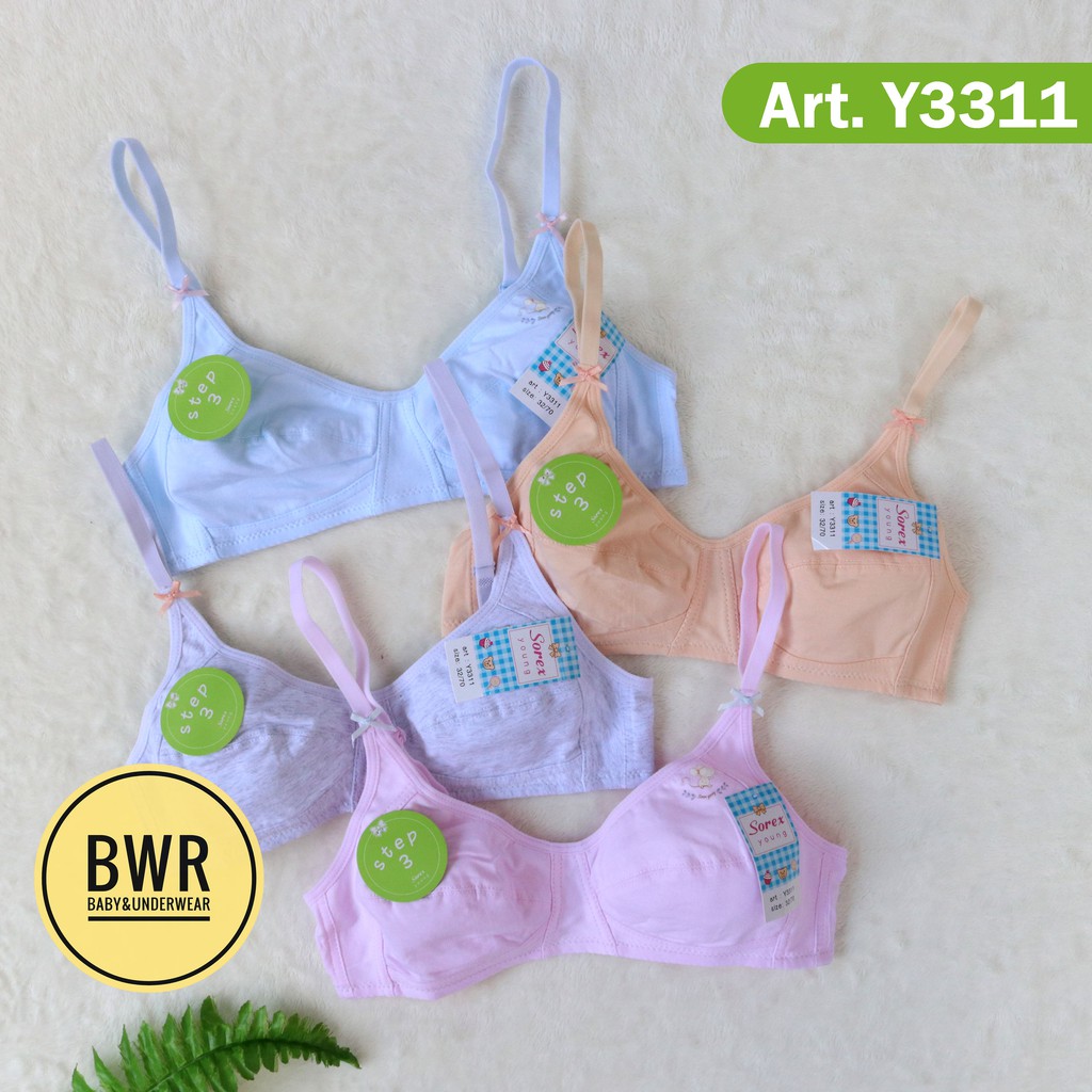 Bra Sorex Young Y3311 | 3311 Bh Remaja Perempuan Tanpa Kawat Busa Step 3 - Bwr