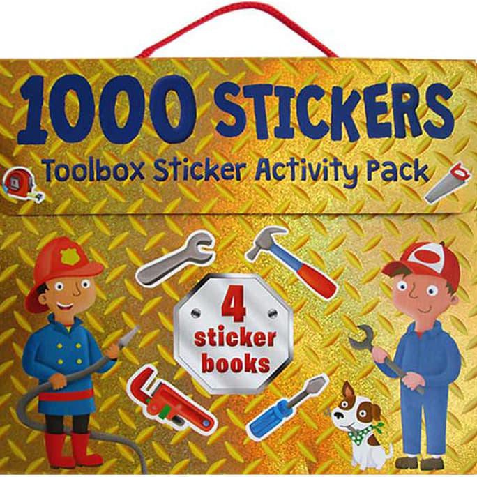 

1000 Stickers Toolbox Sticker Activity Pack (Gold)