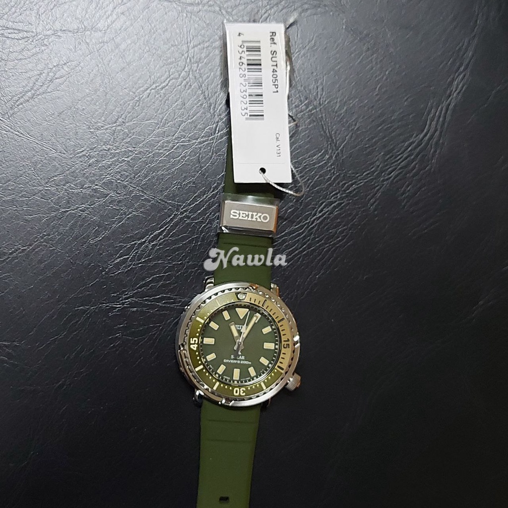 Seiko Prospex SUT405P1 Solar Mini Tuna Green - Jam Tangan Pria SUT405