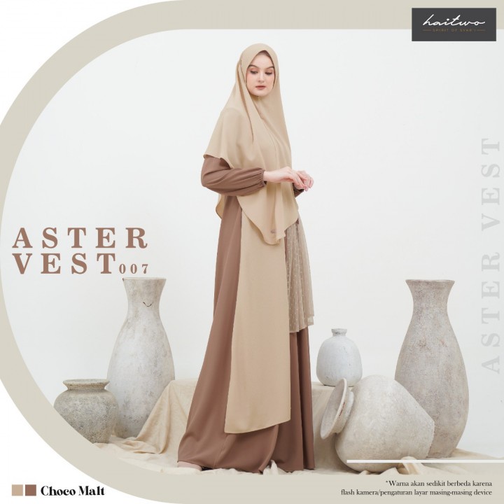 Gamis Syari Haitwo ASTER VEST 007 Fashion Muslim