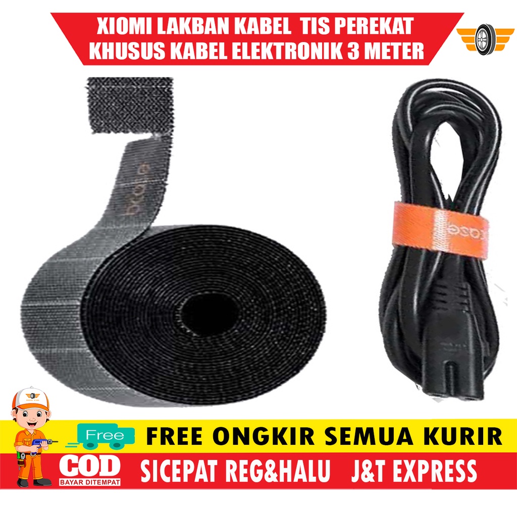 

ORIGINAL Xiaomi Lakban Kabel Tis Panjang 3 Meter