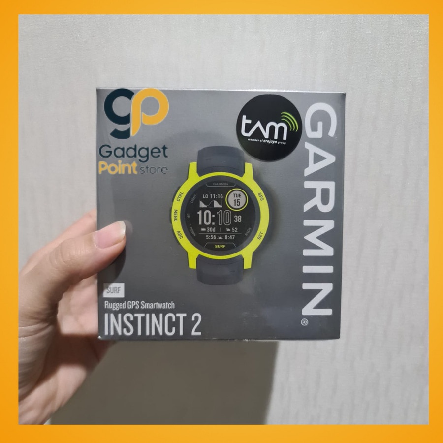 Garmin Instinct 2 Surf Edition Mavericks SEA 45mm - Garansi TAM 2 Tahun