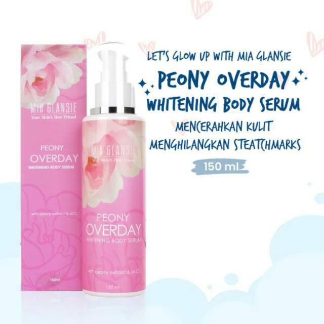 Peony overday whitening body serum
