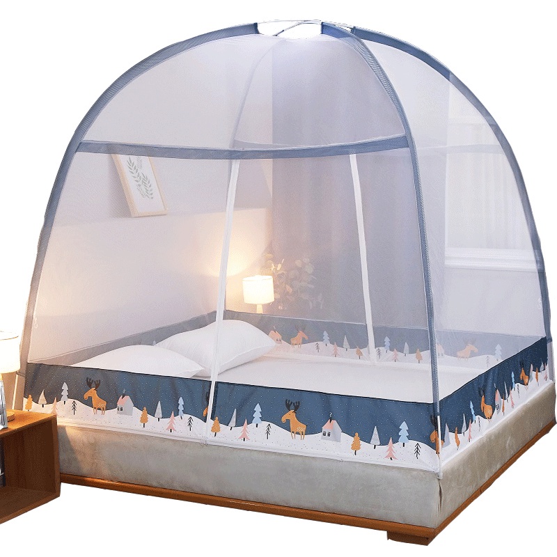 200*200CM Kelambu Lipat/Tidur Kelambu Tenda original Portable Mudah di Lipat Anti Nyamuk 1.8M/2M Mosquito Net