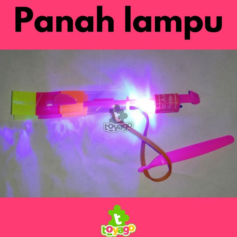 Ketapel Nyala Panah Lampu led/Baling Baling Terbang Nyala Grosir Murah