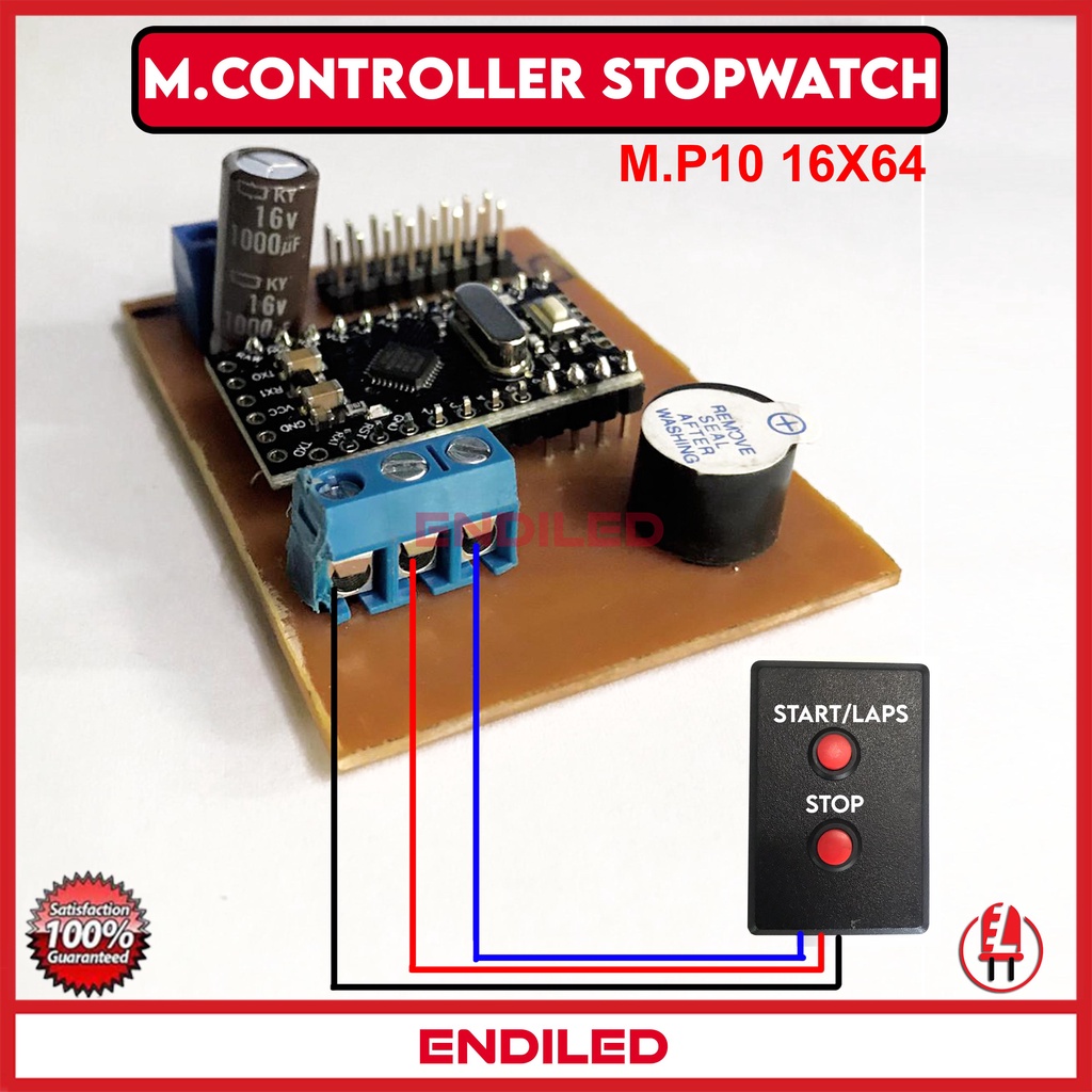 Modul controller stopwatch 16x64 P10