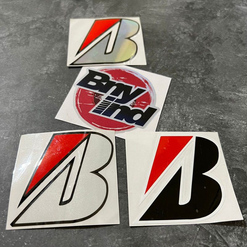 STICKER LOGO BRIDGESTONE CUTTING